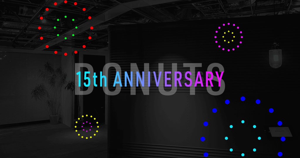 【DONUTS 創業15周年】15th ANNIVERSARYサイトを公開しました。
