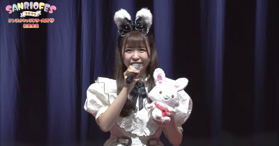 「ミクチャpresents ミス&ミスター サンリオキャラクター大賞」グランプリの七瀬すずかさんが「2023年サンリオキャラクター大賞」結果発表ステージに登壇!