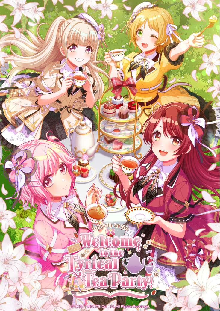 D4DJ、Lyrical Lily 5th LIVE「Welcome to the Lyrical Tea Party!」キービジュアル公開＆事前物販を8月20日(水)より受付開始！